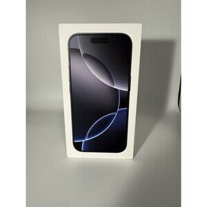 OEM Empty Box for iPhone 16 Pro Authentic Black
